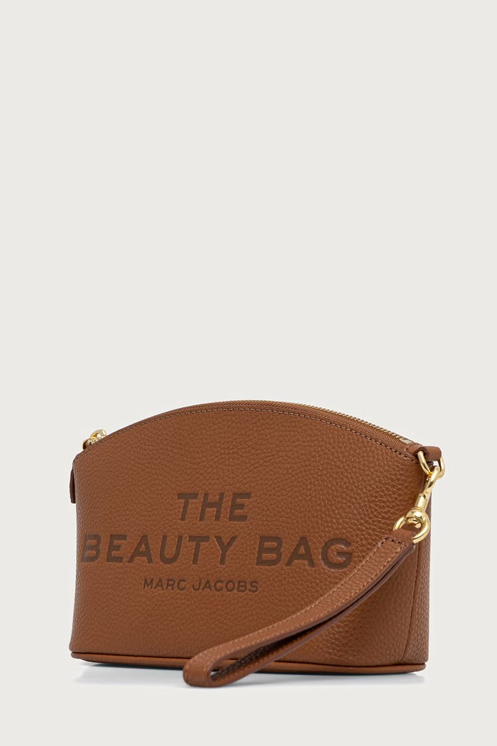 MARC JACOBS Kozmetička torbica od kože THE BEAUTY BAG 2R4SCP003S02 smeđa AW26