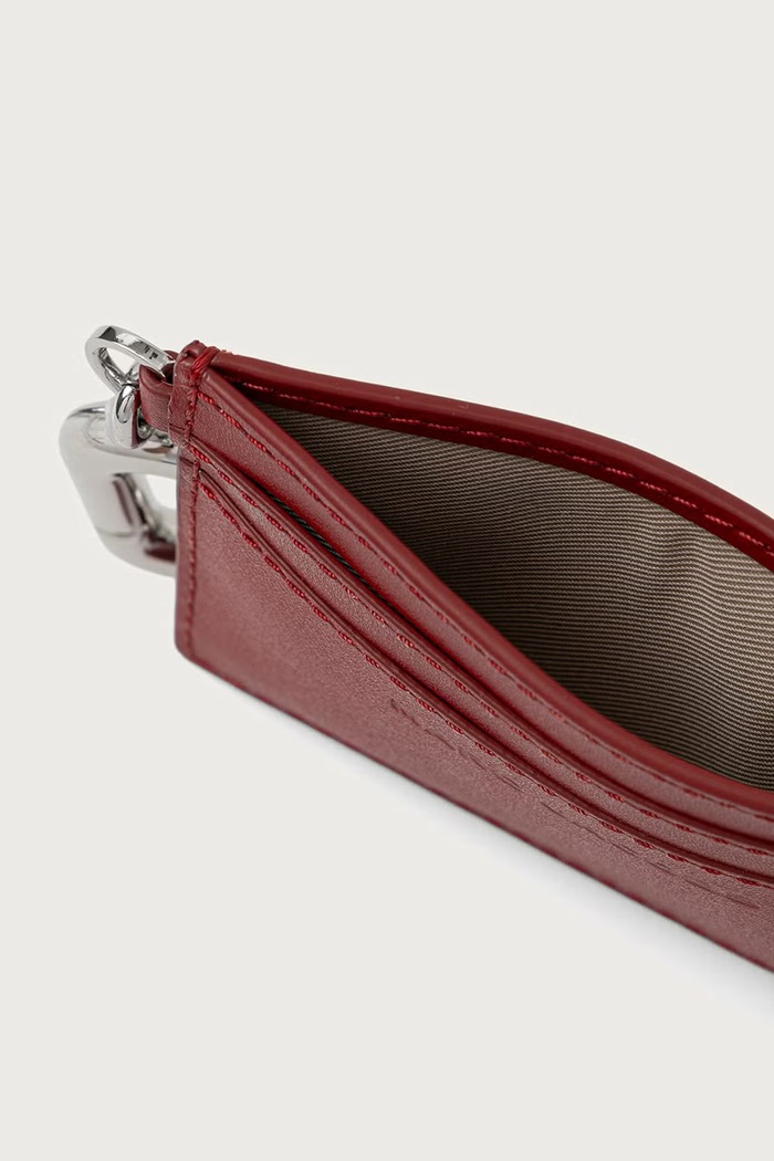 Custodia per le carte da donna in pelle CARD CASE MARC JACOBS 2P6SMP016S01 rosso