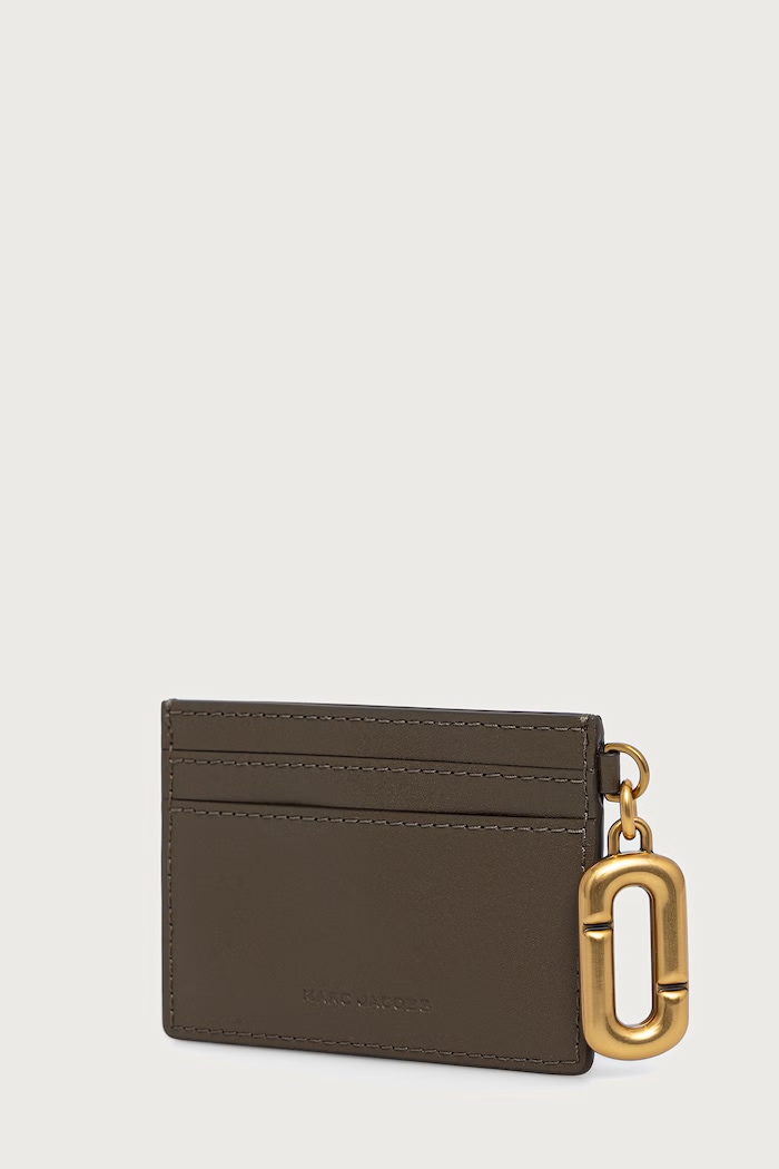 MARC JACOBS Etui na karty damskie skórzane CARD CASE 2P6SMP016S01 zielony AW26
