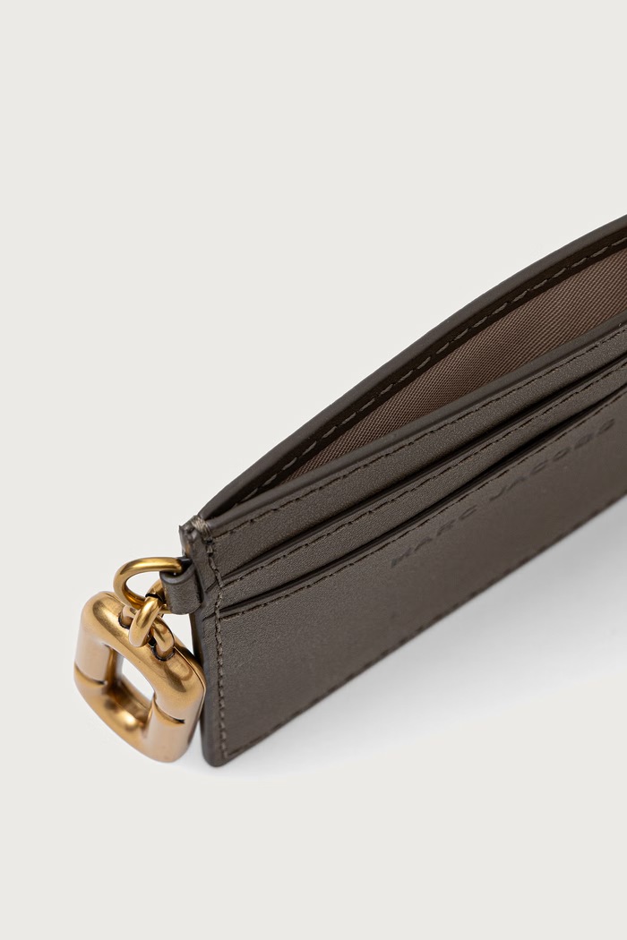Akcesoria MARC JACOBS Etui na karty damskie skórzane CARD CASE 2P6SMP016S01 zielony