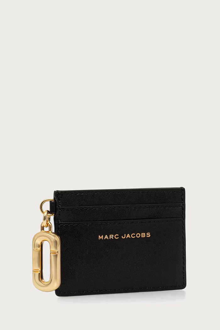 MARC JACOBS Custodia per le carte da donna in pelle CARD CASE 2P6SMP016S01 nero AW26
