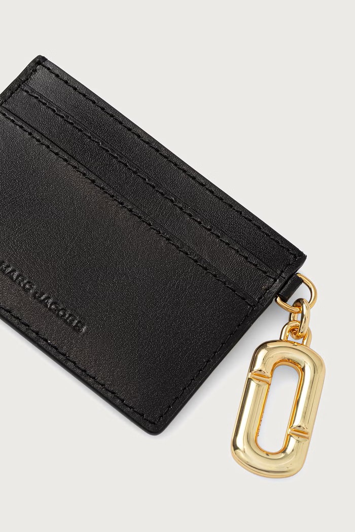 Accessori MARC JACOBS Custodia per le carte da donna in pelle CARD CASE 2P6SMP016S01 nero