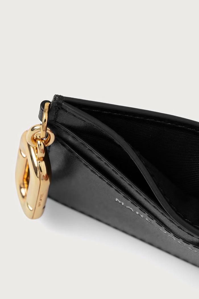 Custodia per le carte da donna in pelle CARD CASE MARC JACOBS 2P6SMP016S01 nero