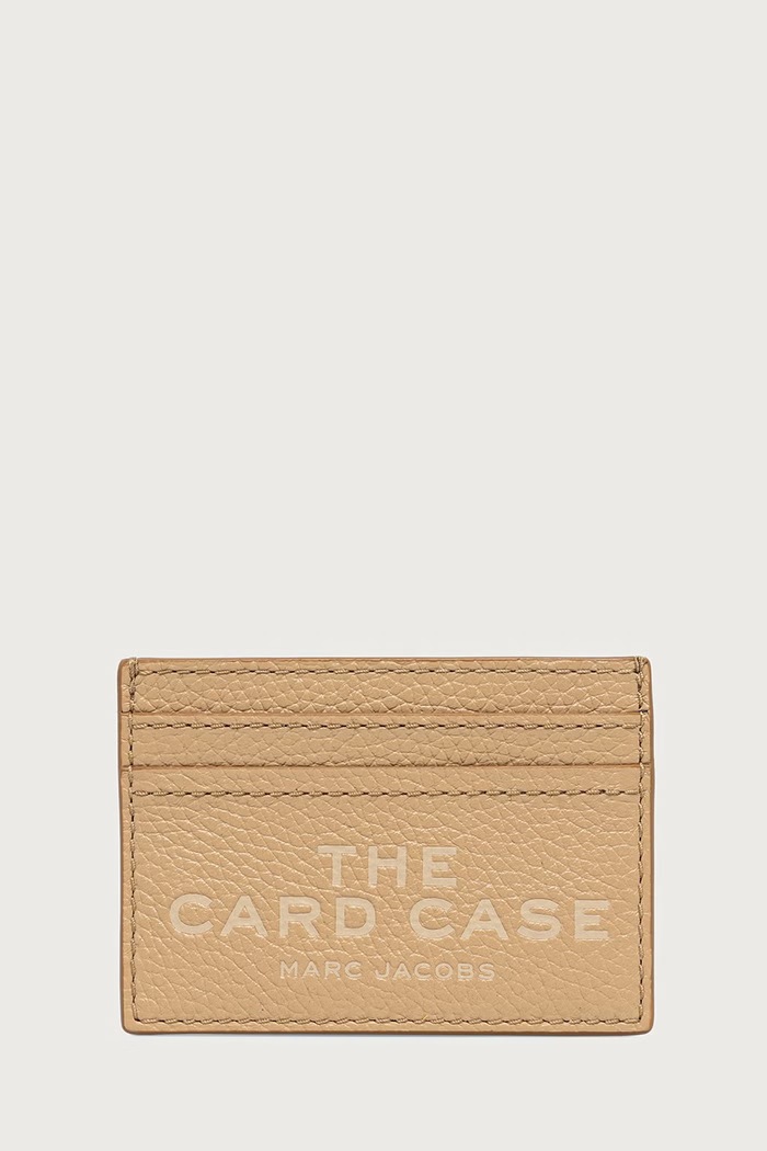 MARC JACOBS Etui na karty damskie skórzane THE CARD CASE beżowy 2P4SMP045S02