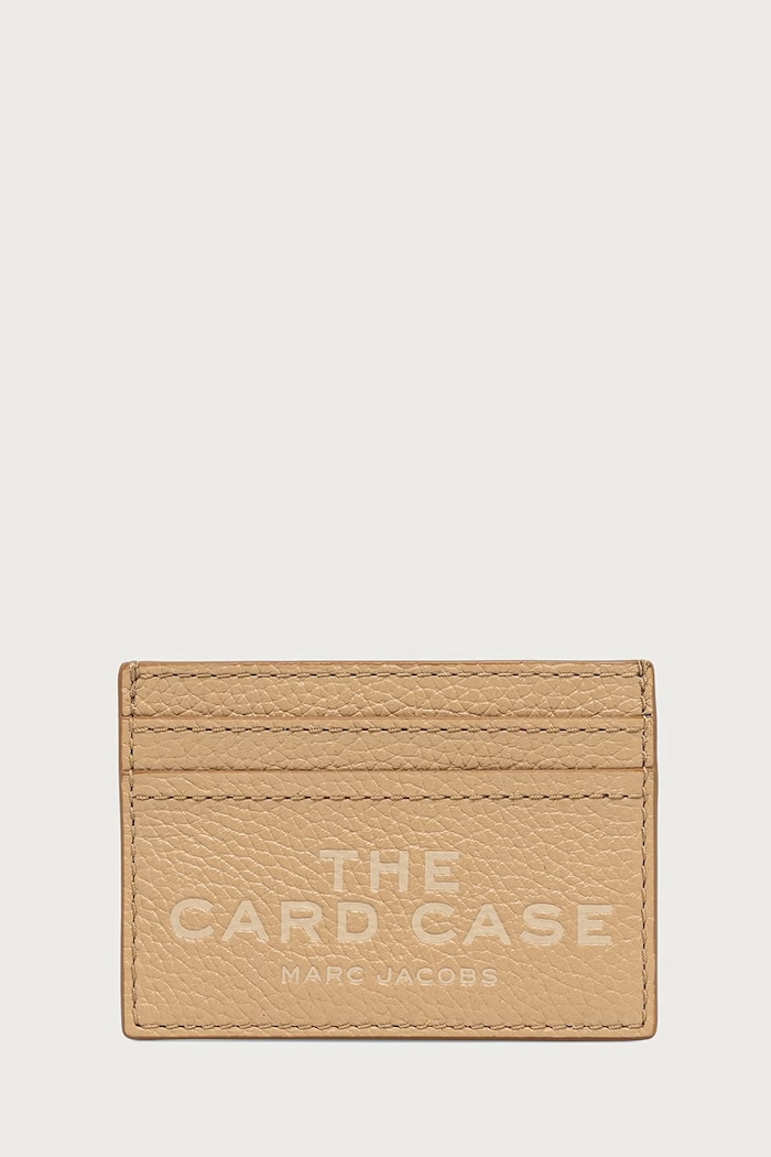 MARC JACOBS Etui na karty damskie skórzane THE CARD CASE beżowy 2P4SMP045S02