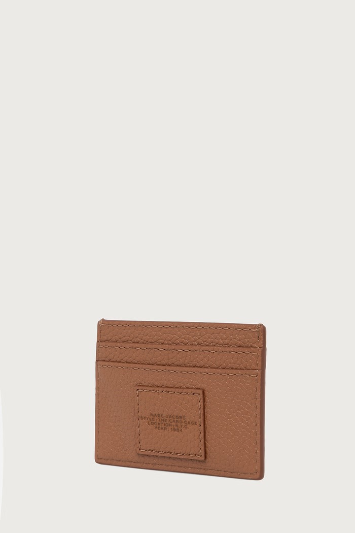 MARC JACOBS Θήκη για κάρτες γυναικεία δερμάτινη THE CARD CASE 2P4SMP045S02 καφέ AW26