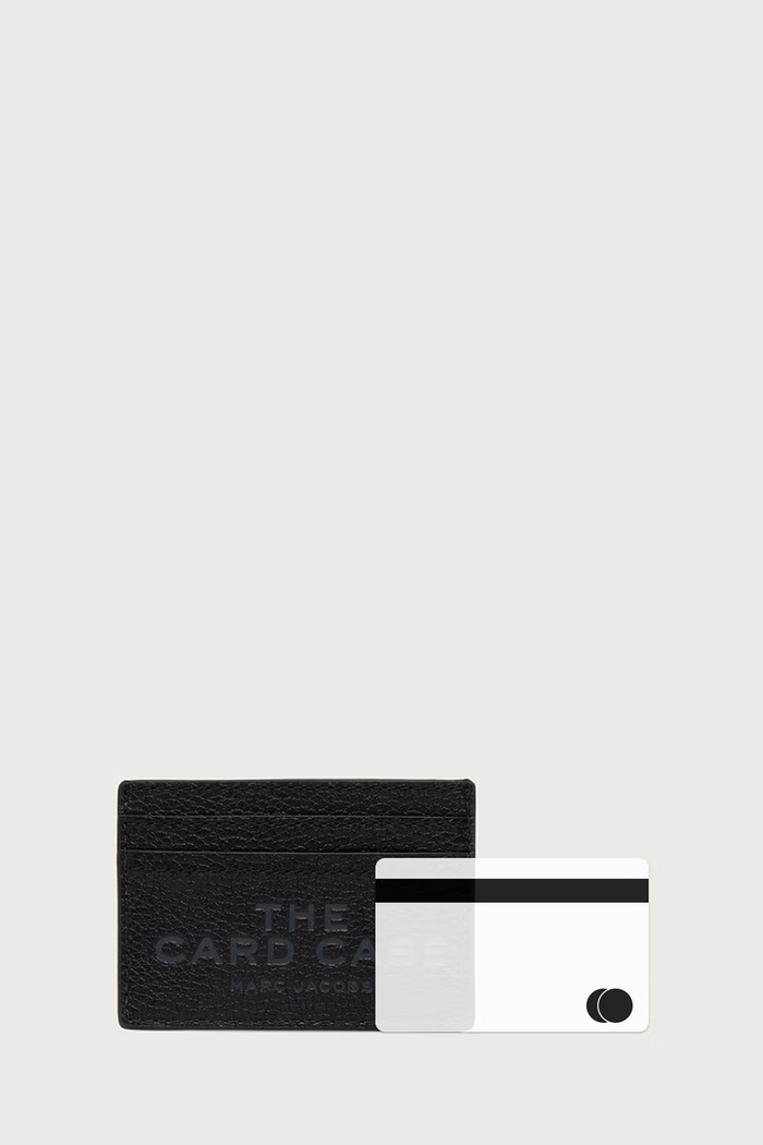 Θήκη για κάρτες γυναικεία δερμάτινη THE CARD CASE MARC JACOBS 2P4SMP045S02 μαύρο
