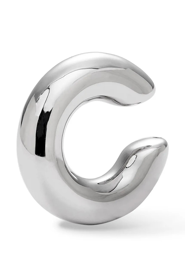 BERRIES uhan za uhelj ženski srebrni Basic Silver Ear Cuff srebrna NEP030S