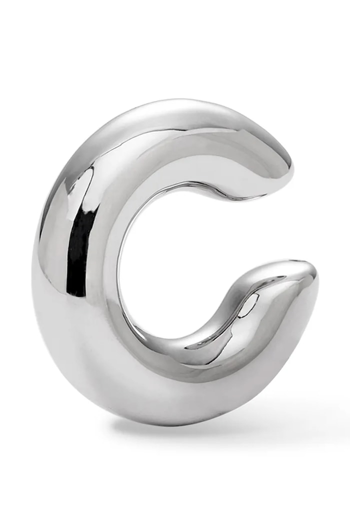BERRIES uhan za uhelj ženski srebrni Basic Silver Ear Cuff srebrna NEP030S