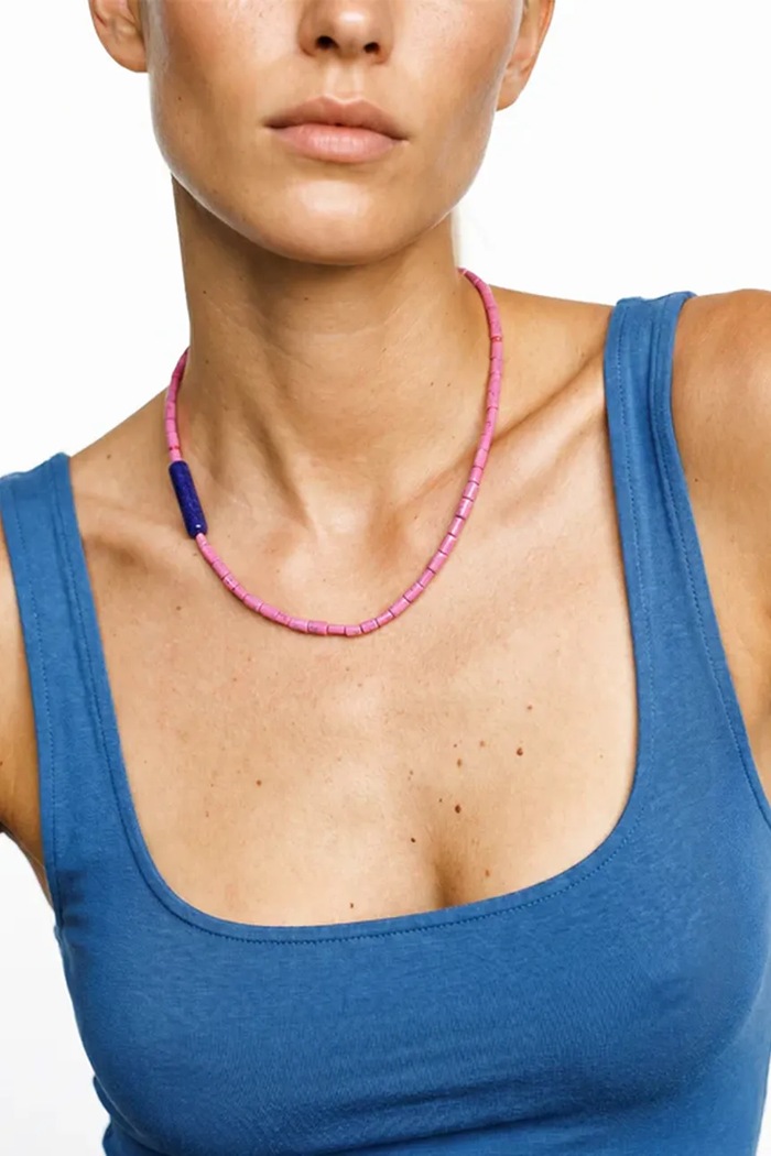 BERRIES ogrlica ženska Peony Necklace vijolična NWA025