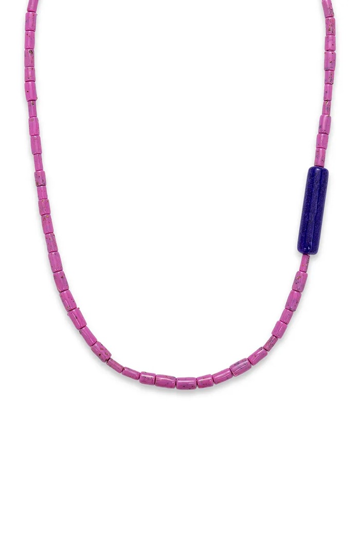 BERRIES ogrlica ženska Peony Necklace NWA025 vijolična AW26