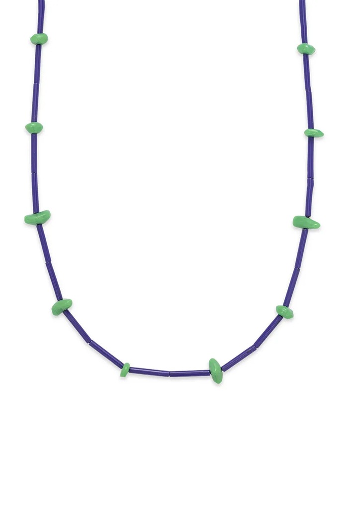 BERRIES ogrlica ženska Rush Necklace NWA017 mornarsko modra AW26