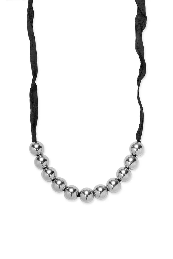 BERRIES ogrlica ženska Splash Bubbles SB Beads NWK007S srebrna AW26