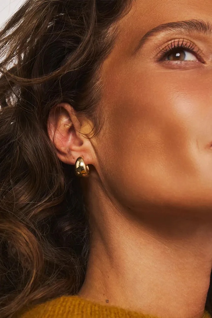 BERRIES naušnice za žene pozlaćene srebrne viva gold Earrings KE008G zlatna AW26