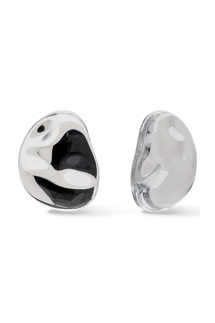 BERRIES naušnice za žene Oyster Maxi Earrings srebrna KMI002