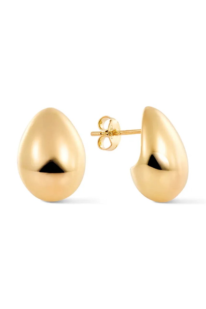 BERRIES naušnice za žene pozlaćene srebrne Eternal no.1 Earrings zlatna KE542FG