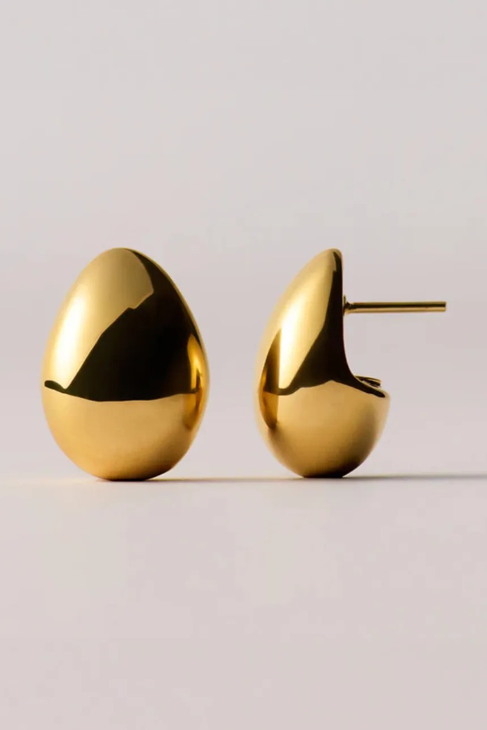 BERRIES naušnice za žene pozlaćene srebrne Eternal no.1 Earrings KE542FG zlatna AW26