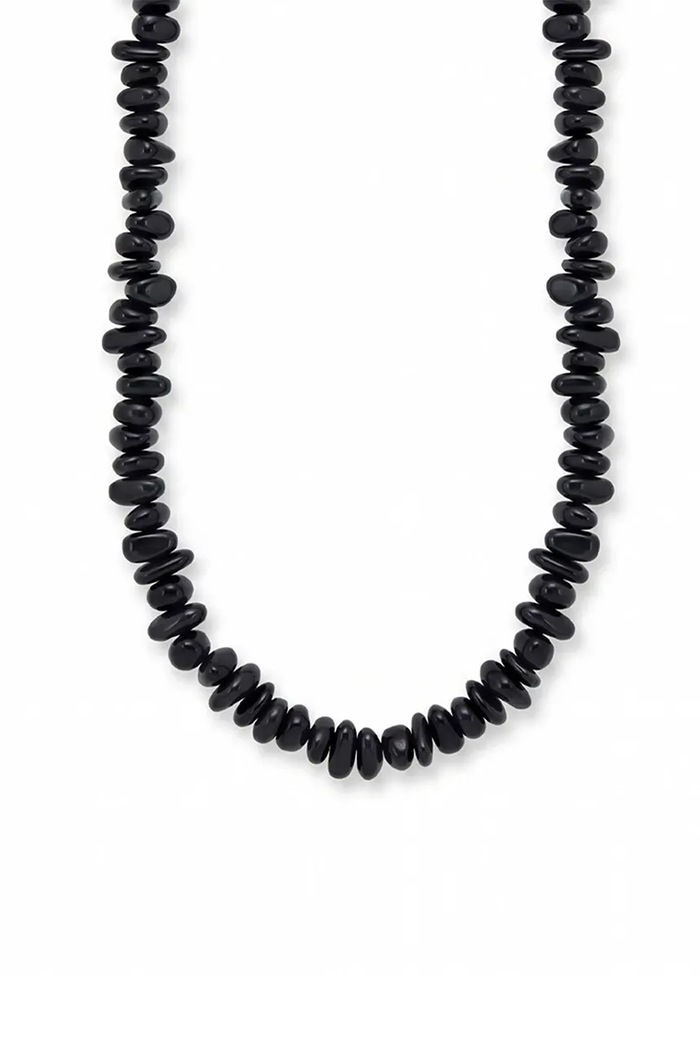 BERRIES Náhrdelník dámsky Flora Black Necklace NWA026 čierna AW26