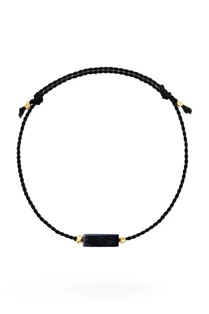 BERRIES Βραχιόλι γυναικείο Power of Success bracelet μαύρο BPO011LG
