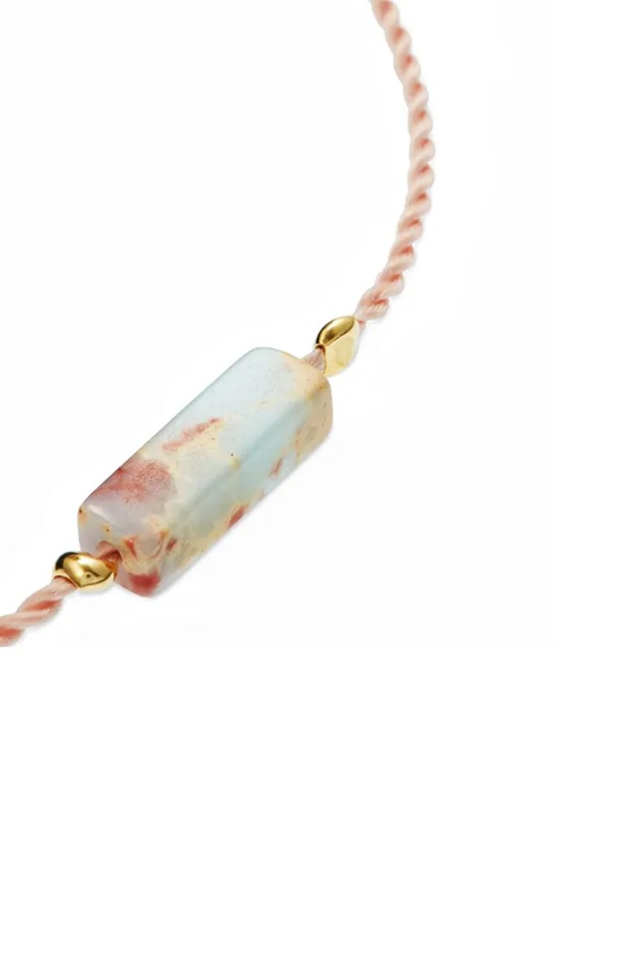 BERRIES Βραχιόλι γυναικείο Power of Self-care bracelet BPO001SG μπεζ AW26