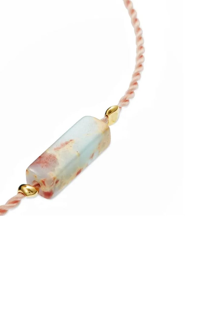 BERRIES Βραχιόλι γυναικείο Power of Self-care bracelet BPO001SG μπεζ AW26