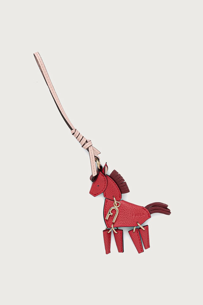 Furla Brelok damski Allegra Horse Charm czerwony WK00555.ACO000.TRB00
