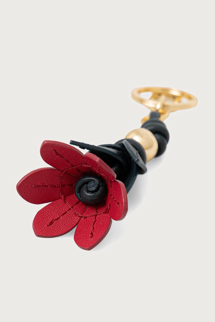 Furla brelok damski skórzany Allegra Poppy Keyring WR00893.BX3175.2703S czerwony AW26