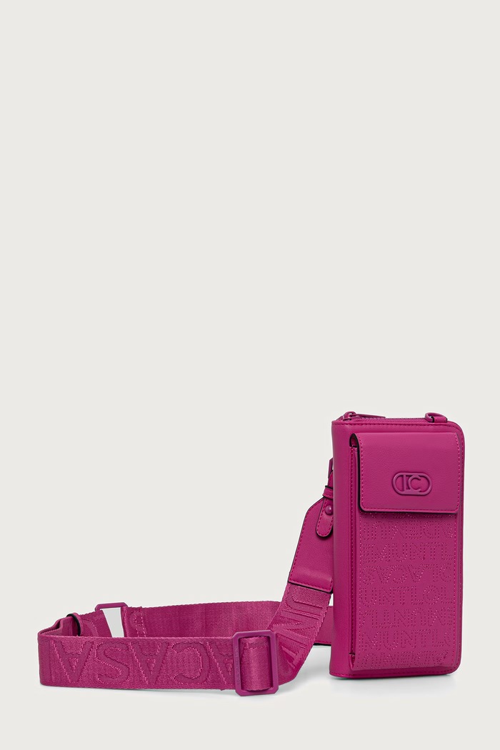 Lola Casademunt Portfel damski z imitacji skóry LS2612003 różowy AW26