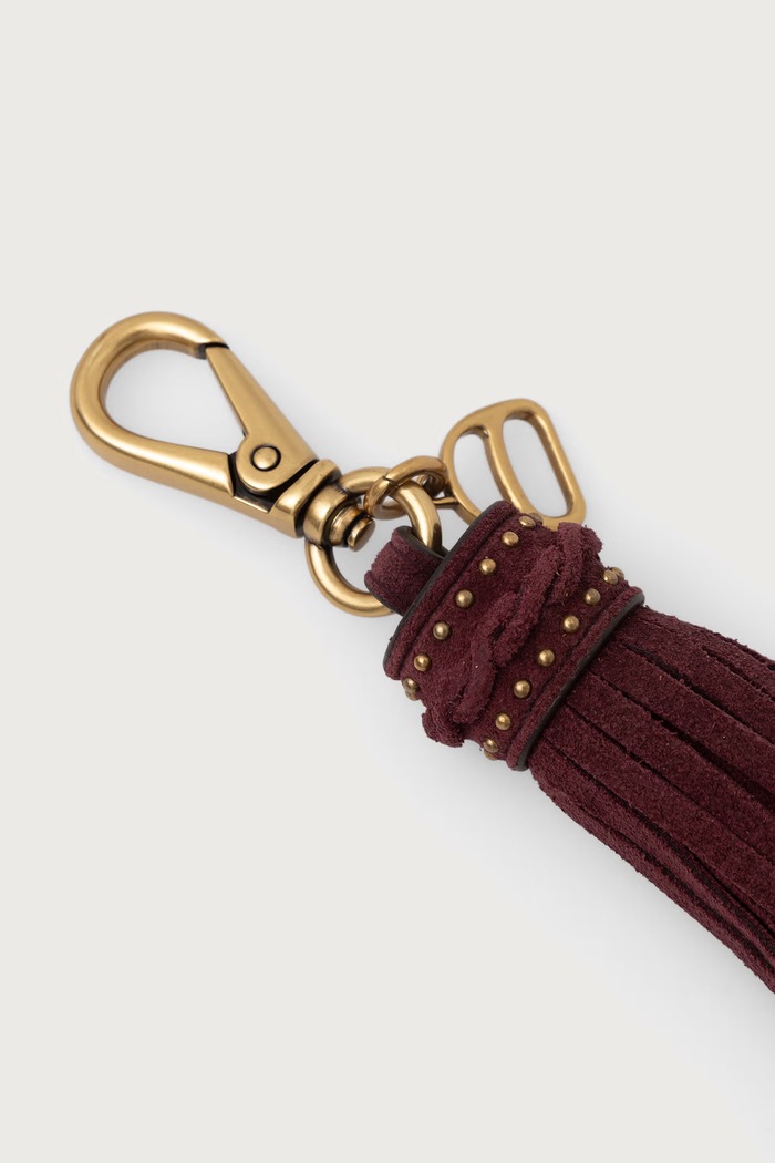 Lauren Ralph Lauren Brelok damski 432P18716 bordowy AW26