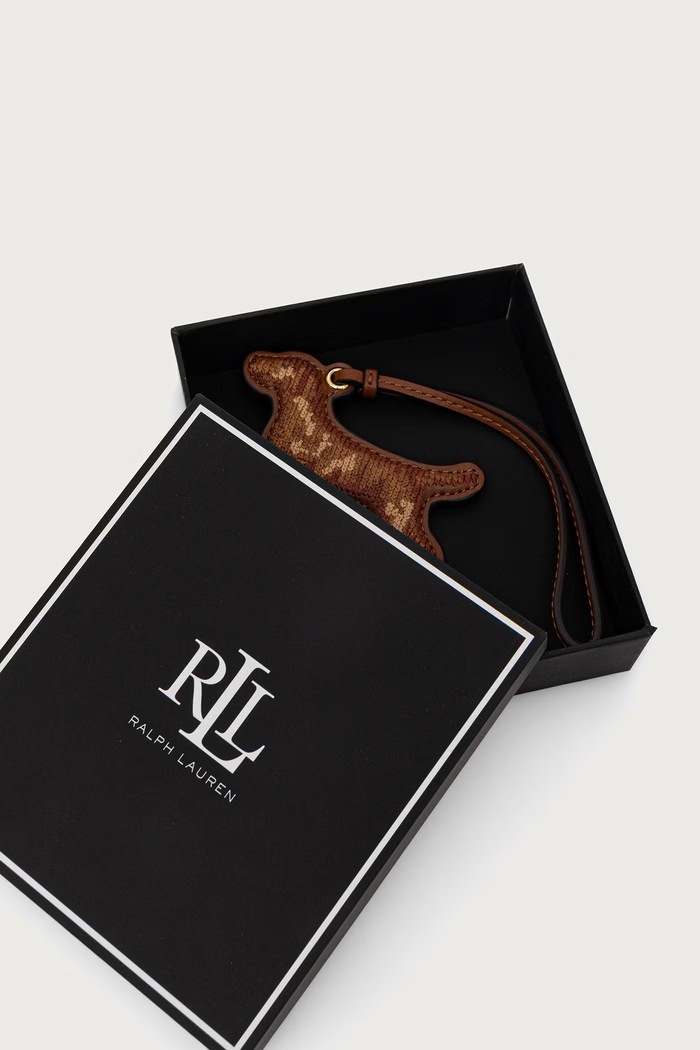 Akcesoria Lauren Ralph Lauren Brelok damski 432P18699 brązowy