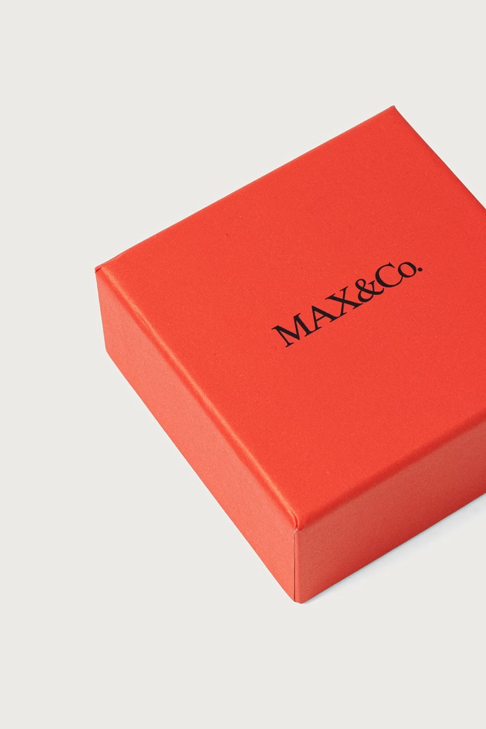Akcesoria Max&Co. Kolczyki damskie metalowe MCAMODICO 2626756047200 złoty