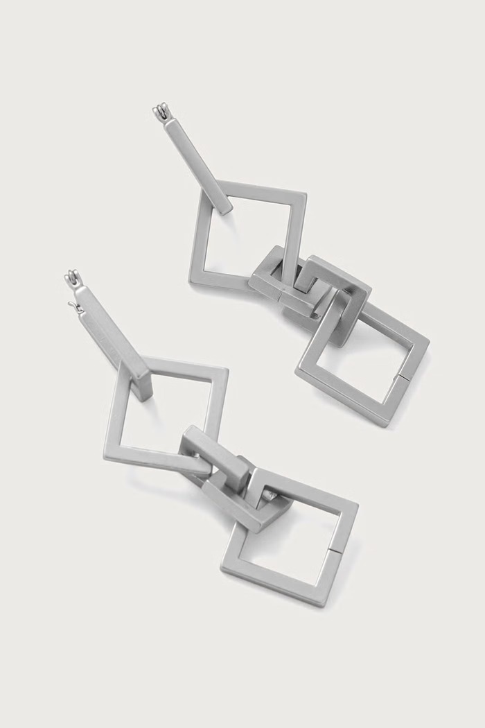 Max&Co. Kolczyki damskie metalowe MCAMODICO srebrny 2626756047200