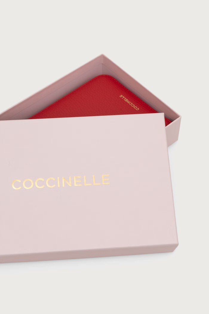 Чехол для бижутерии для женщин кожаный Coccinelle красный E2.QIO.15.04.01
