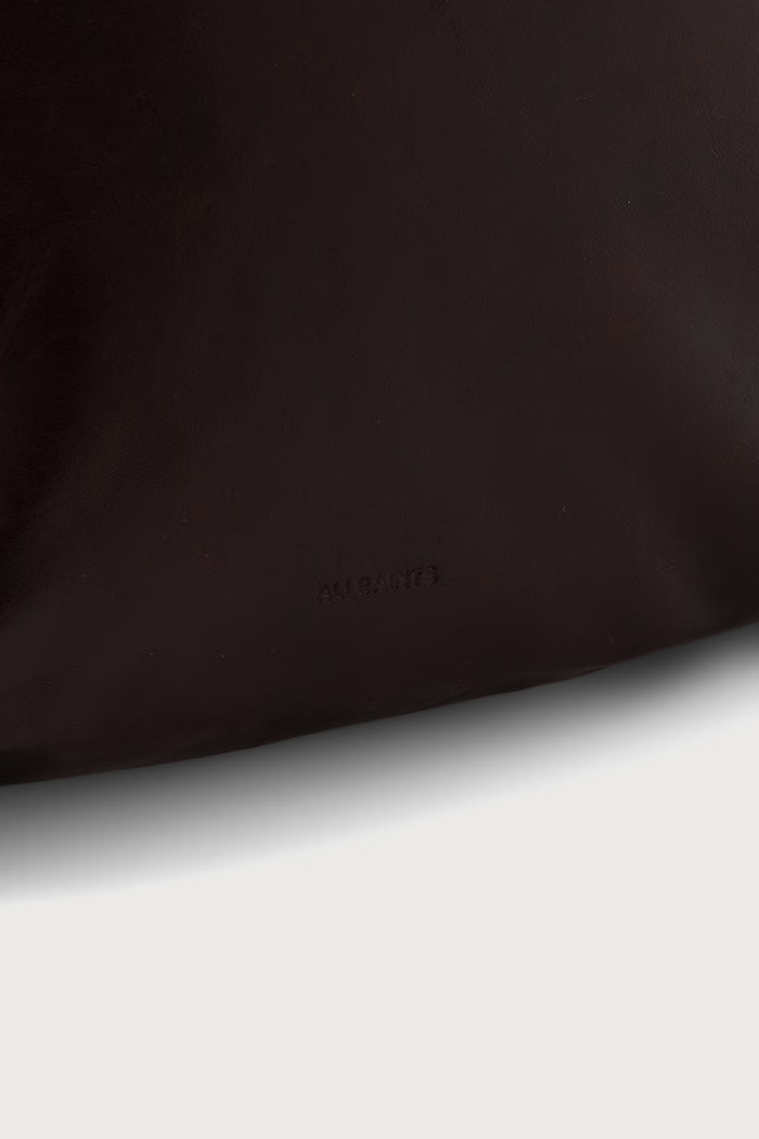 Akcesoria AllSaints Kosmetyczka damska skórzana LUTECE W213XF bordowy