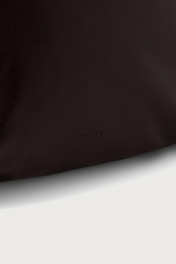 Akcesoria AllSaints Kosmetyczka damska skórzana LUTECE W213XF bordowy