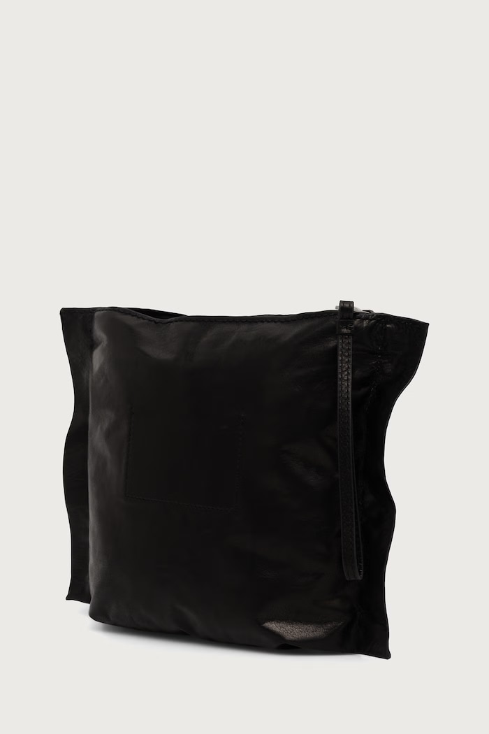 AllSaints Kosmetyczka damska skórzana LUTECE W213XF czarny AW26