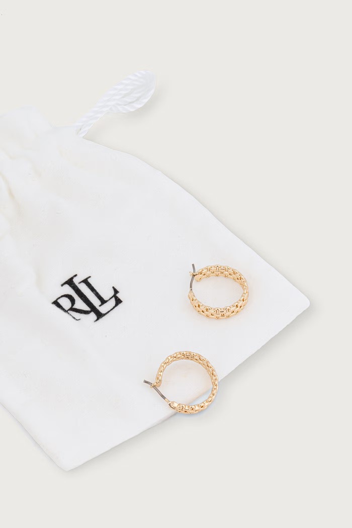 Akcesoria Lauren Ralph Lauren kolczyki damskie mosiężne 14G01580 złoty