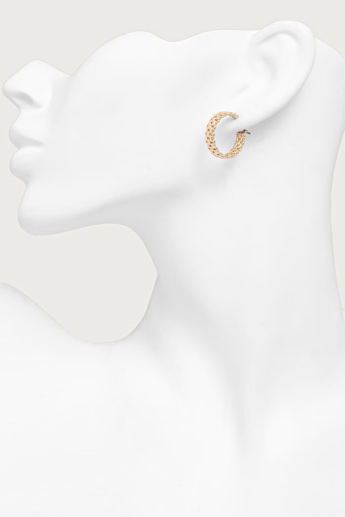 Lauren Ralph Lauren kolczyki damskie mosiężne złoty 14G01580