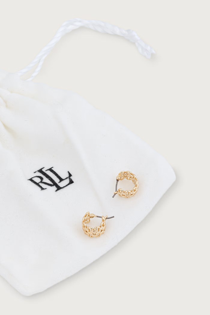 Akcesoria Lauren Ralph Lauren kolczyki damskie metalowe 14G01572 złoty