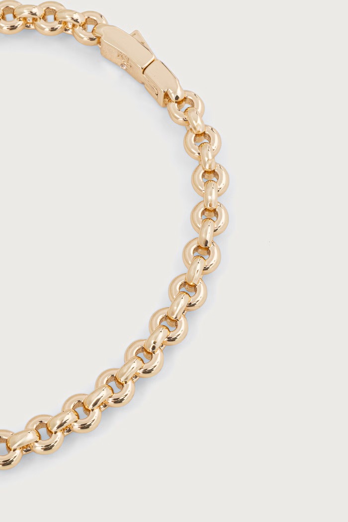 Lauren Ralph Lauren bransoletka damska metalowa 14B00766 złoty AW26
