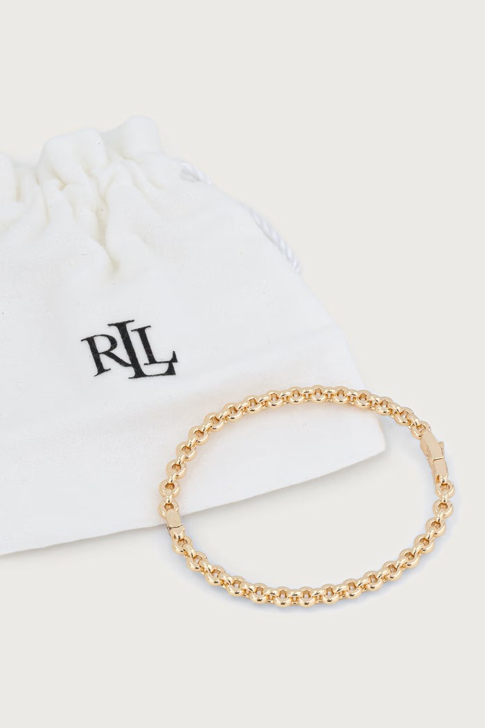 Akcesoria Lauren Ralph Lauren bransoletka damska metalowa 14B00766 złoty