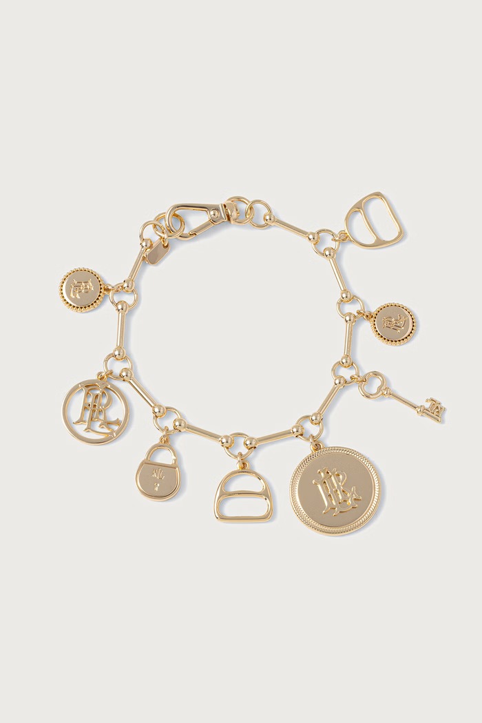 Lauren Ralph Lauren Bransoletka damska metalowa złoty 14B00770