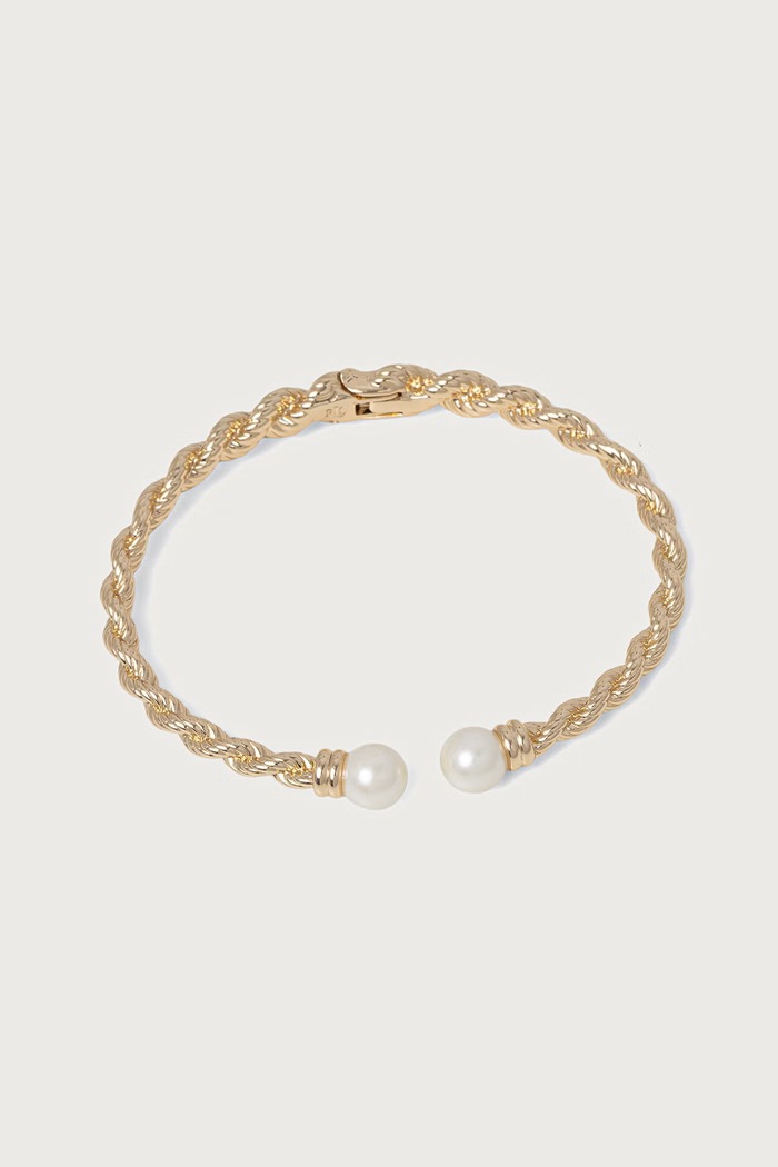 Lauren Ralph Lauren Bransoletka damska metalowa złoty 14B00767