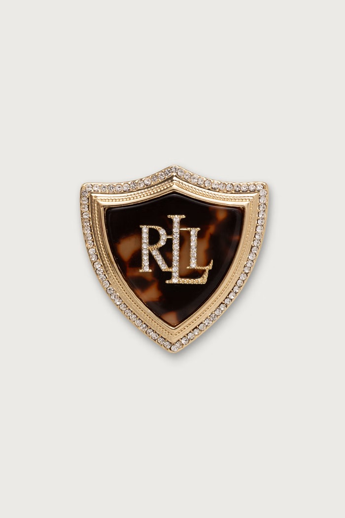 Lauren Ralph Lauren Broszka złoty 14P00079