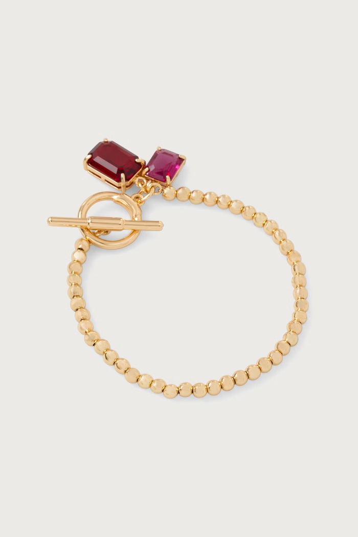 Lauren Ralph Lauren Bransoletka damska metalowa złoty 14B00776