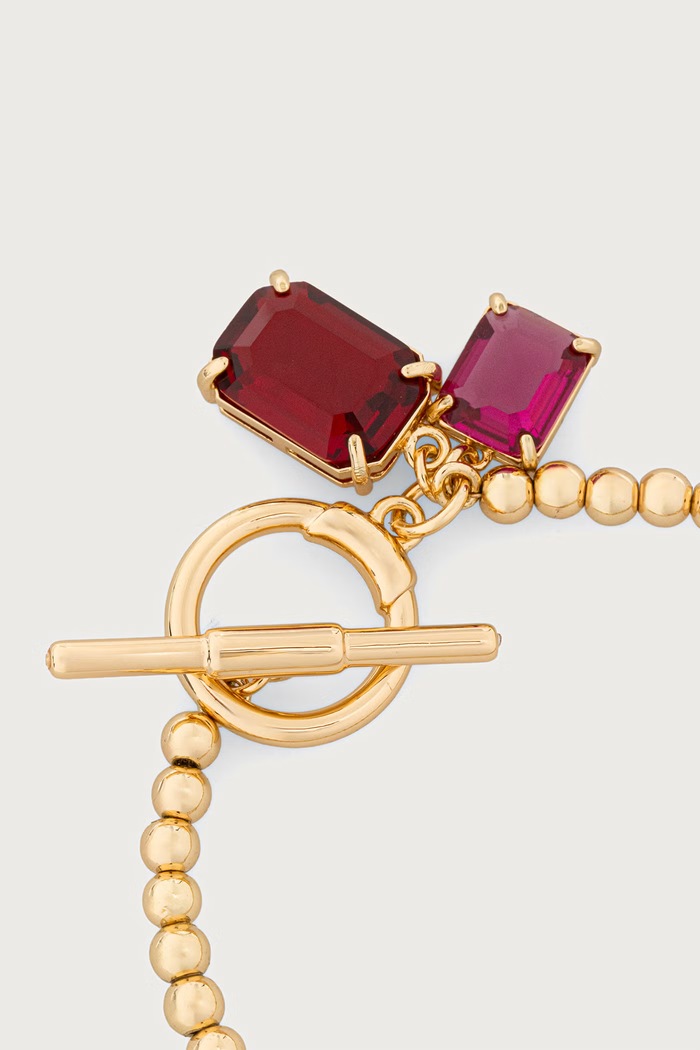 Lauren Ralph Lauren Bransoletka damska metalowa 14B00776 złoty AW26