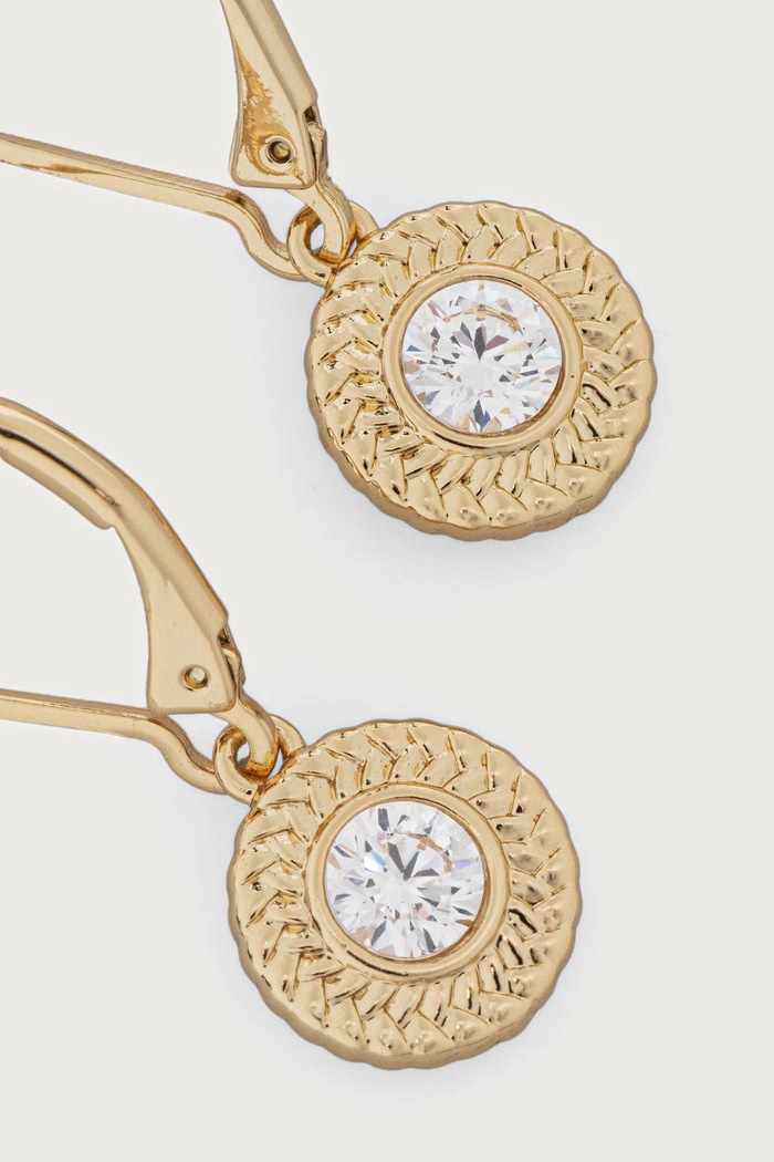 Lauren Ralph Lauren Kolczyki damskie metalowe 14G01577 złoty AW26