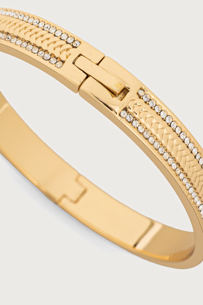 Lauren Ralph Lauren Bransoletka damska metalowa 14B00765 złoty AW26