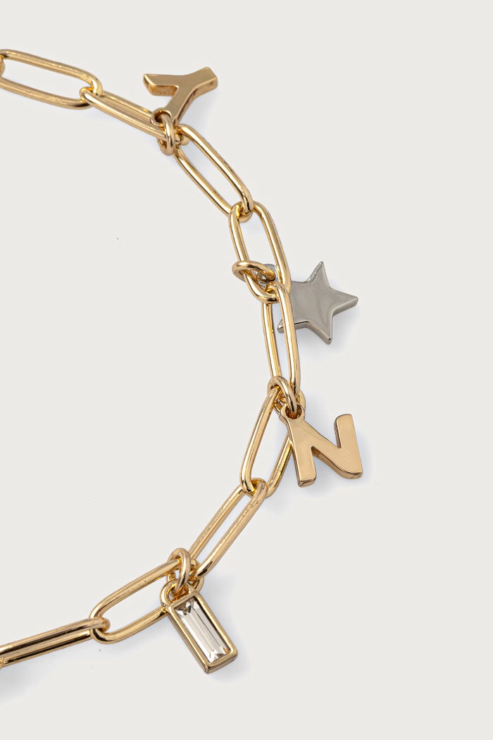 DKNY Bransoletka damska metalowa 04B00396 złoty AW26