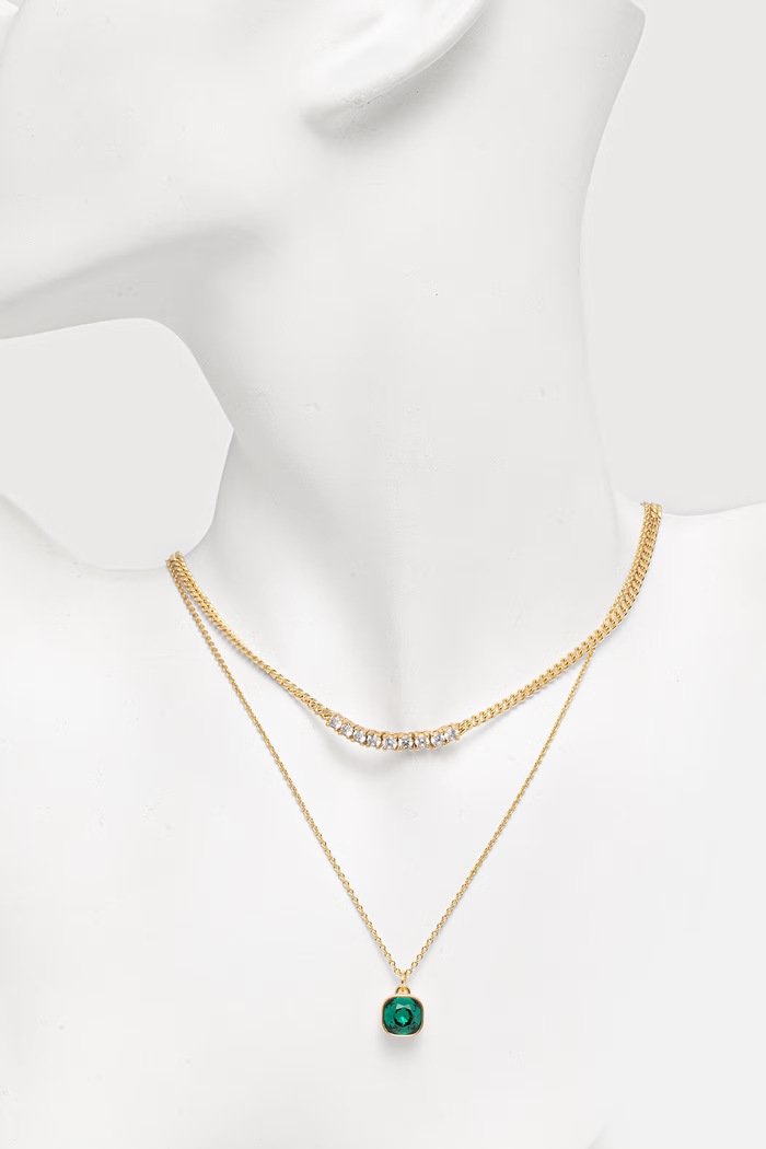 Akcesoria DKNY Naszyjnik damski 04N00369 złoty